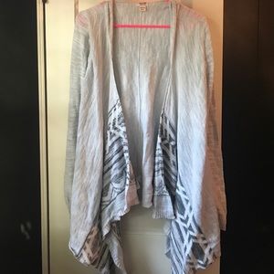 Light weight asymmetrical sweater