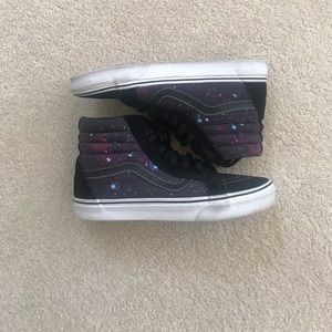 Hi-top Vans Women's 8.5 black Galaxy
