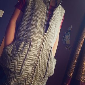 Quilted Herringbone vest