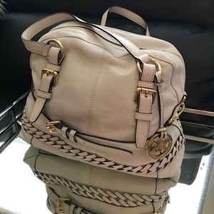 Cream Michael Kors satchel