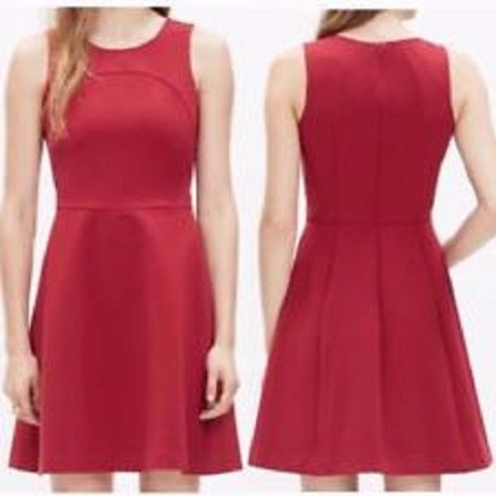 Madewell Red Maroon Adore Sheath Dress