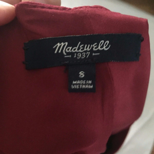 Madewell Dresses - Madewell Red Maroon Adore Sheath Dress Madewell Dresses - Madewell Red Maroon Adore Sheath Dress