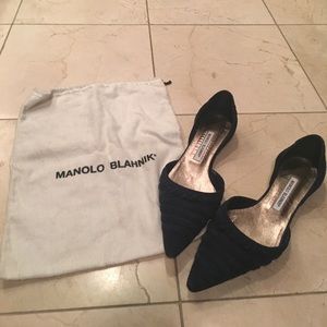 Manolo Blahnik D'orsay flats