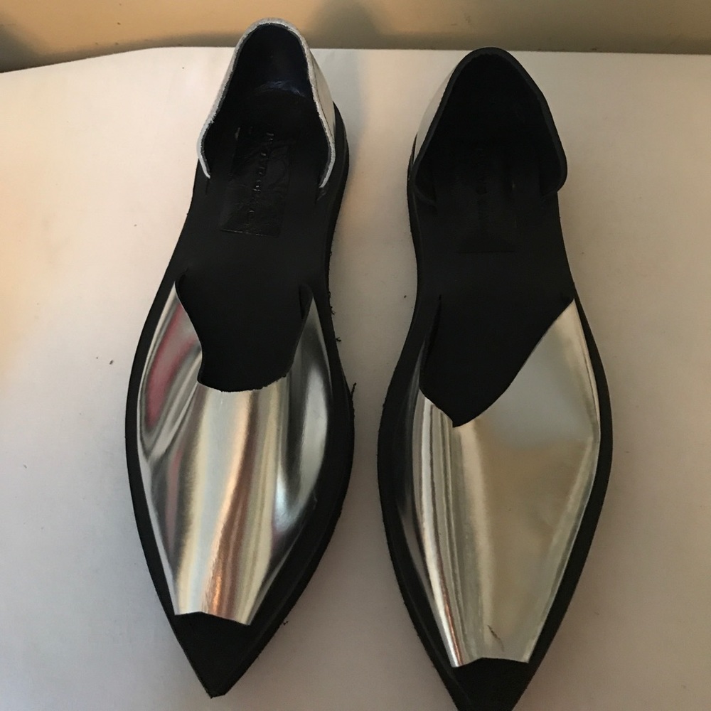 David gallan sandals size 7 - silver