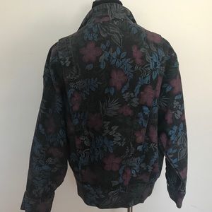Vintage Jackets & Coats - Floral Denim motorcycle bomber jacket Vintage Jackets & Coats - Floral Denim motorcycle bomber jacket