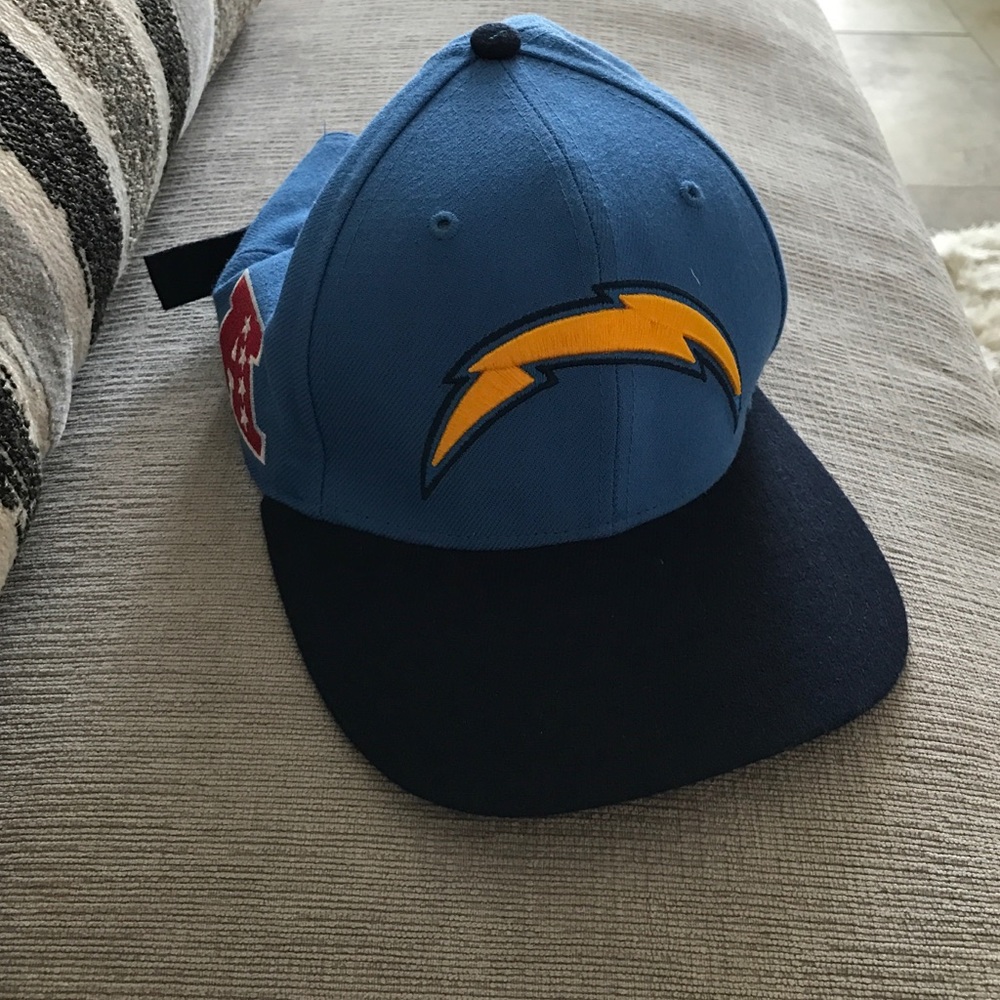 NFL 47 brand Chargers flat bill hat