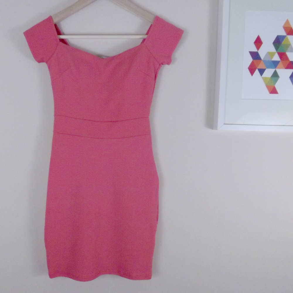 Charlotte Russe Textured Bodycon Mini Dress