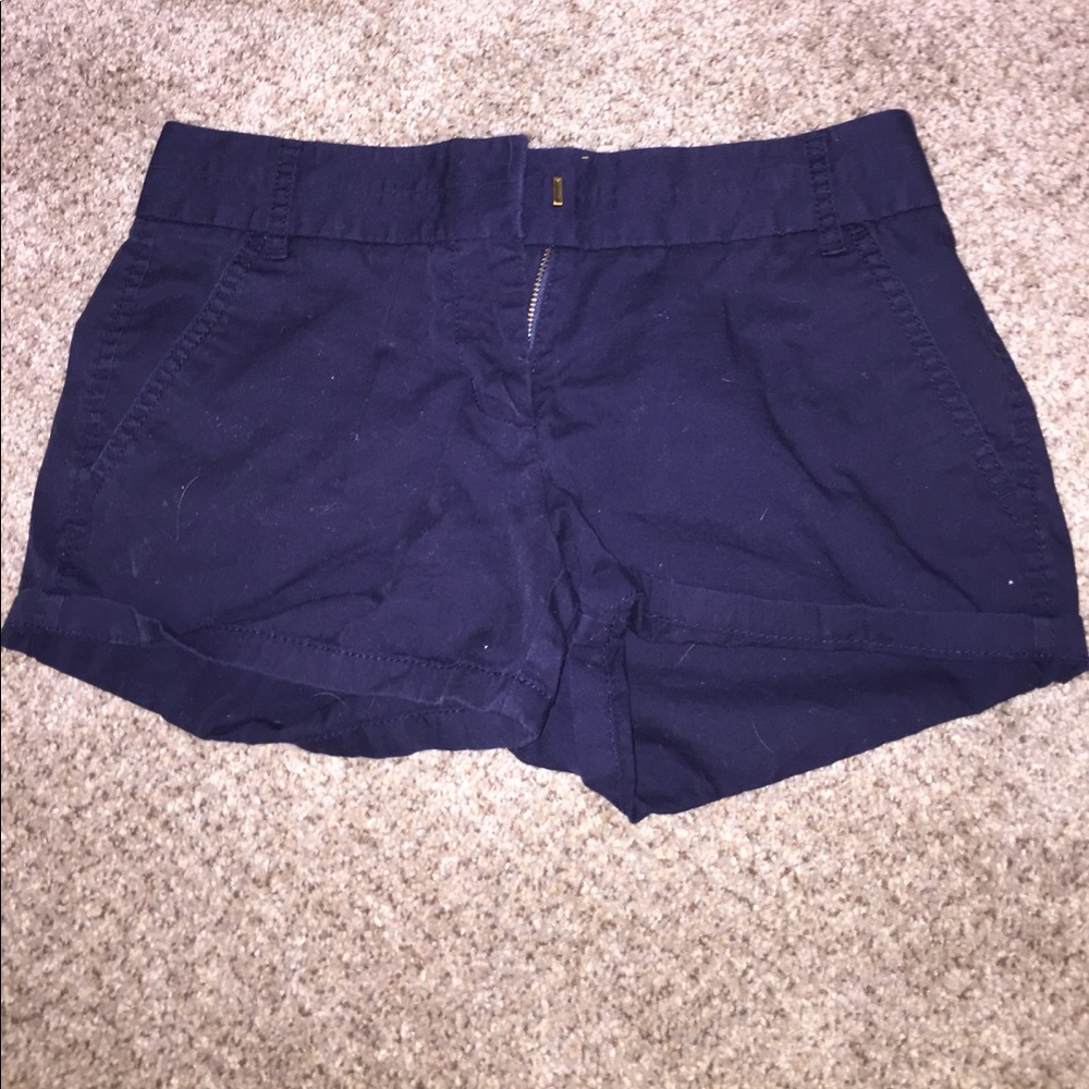 J CREW blue shorts