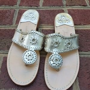Platinum Jack Rogers Sandals