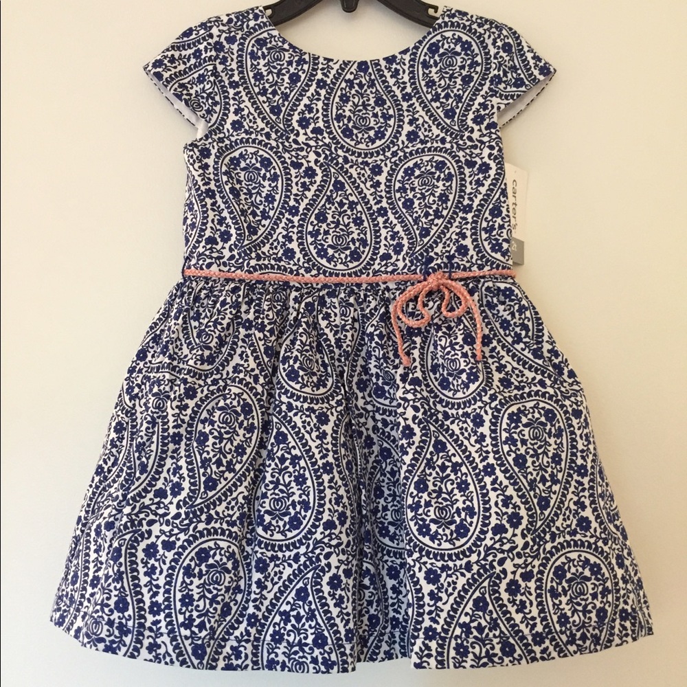 NWT Carter's 2t Paisley Dress