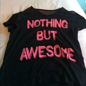 Says nothing but awesome has bubble wording