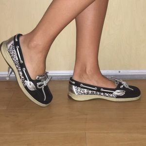 Sperry shoes-black & silver