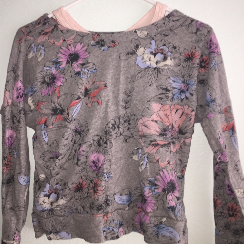Cute flowered sweater