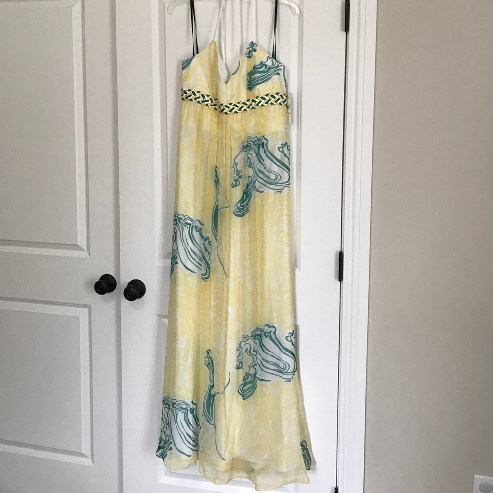 Laundry chiffon maxi. Gorgeous never worn. Halter