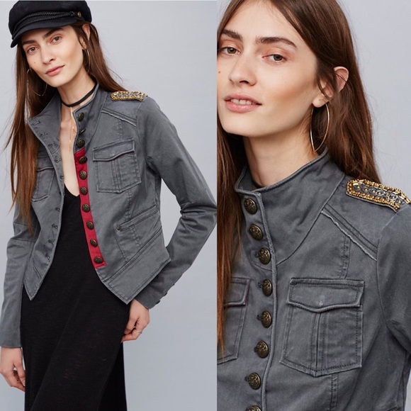 Free People Jackets & Blazers - Final $ Free People Shrunken Officer Jacket
