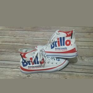 Converse All Star High Andy Warhol Brillo sneakers