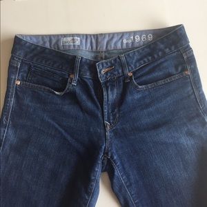 Gap 1969 Real Straight Dark Wash Jeans