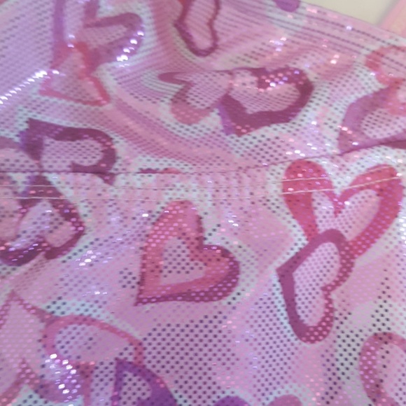 NEW Sparkle Pink Heart Tankini - Picture 3 of 7