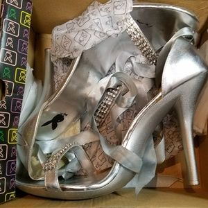 Playboy Bunny Rhinestone Heels