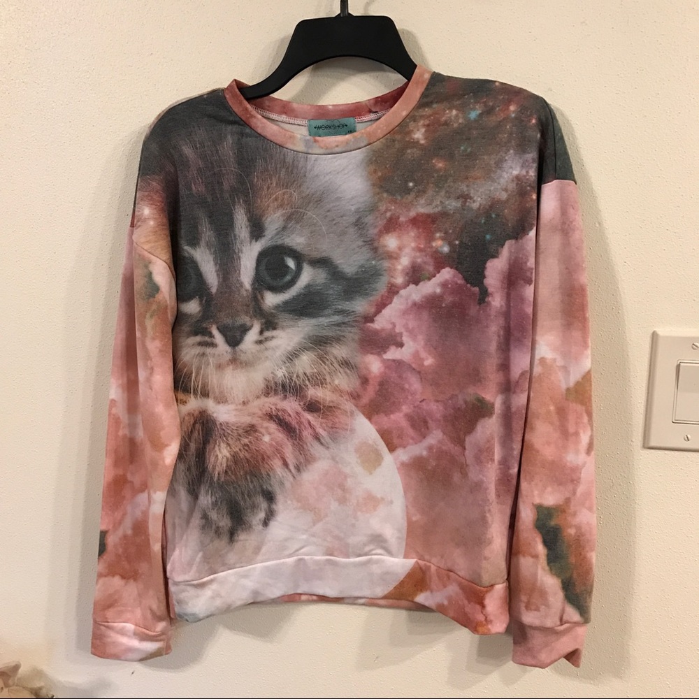 Cat galaxy shirt