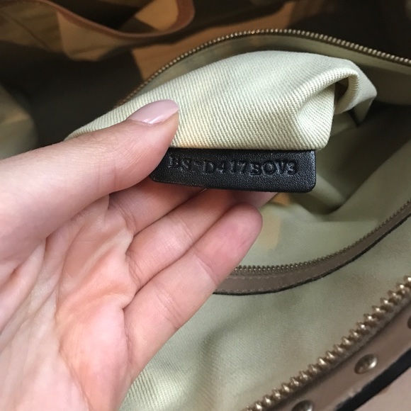 Valentino Dome Studded Taupe Bag - Picture 7 of 8