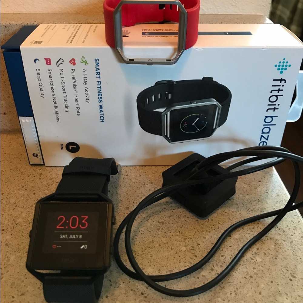 Fitbit Blaze Watch + Extra Band