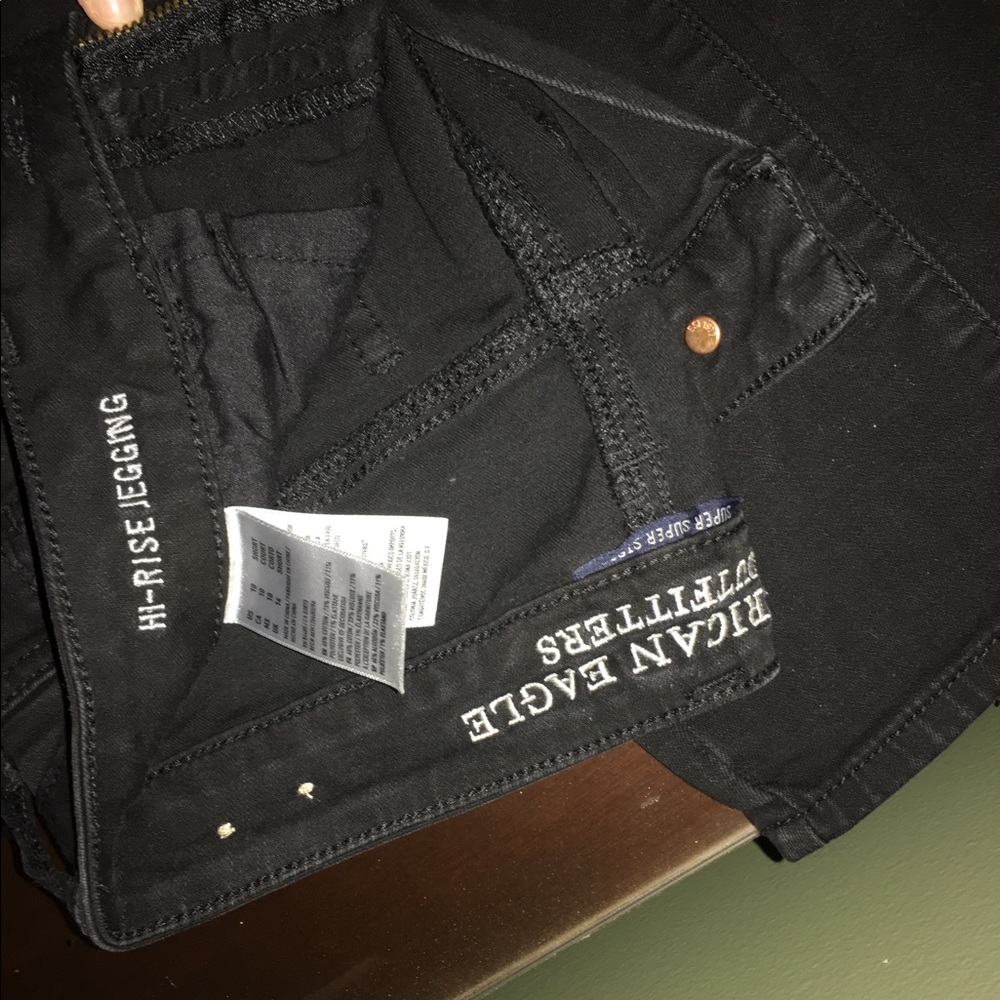 American Eagle Highwaisted Black Skinny Jeans