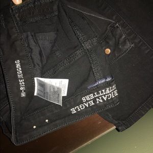 American Eagle Highwaisted Black Skinny Jeans