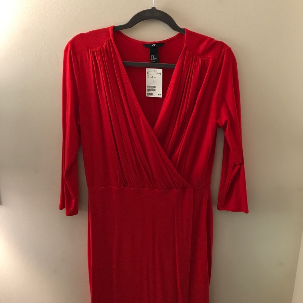 Red H&M dress