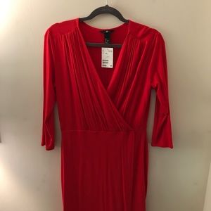 Red H&M dress