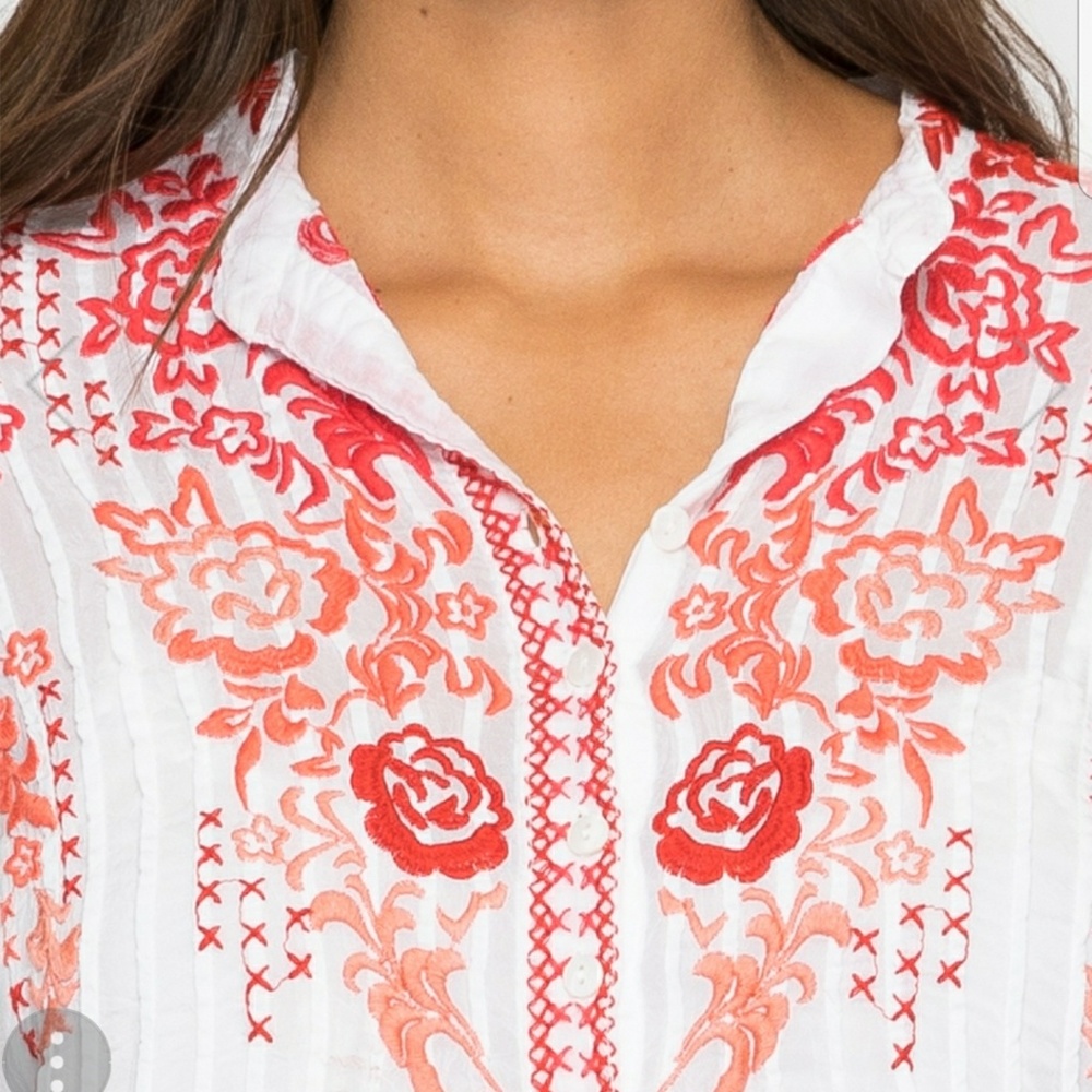 🧡Johnny was ROSS RED TUNIC - Picture 4 of 13