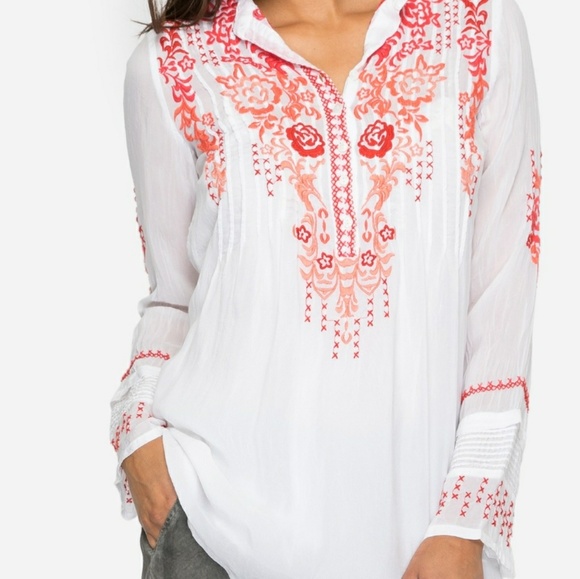 🧡Johnny was ROSS RED TUNIC - Picture 4 of 7