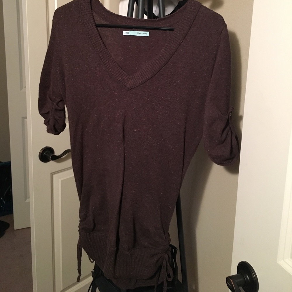 Brown Sweater Shirt