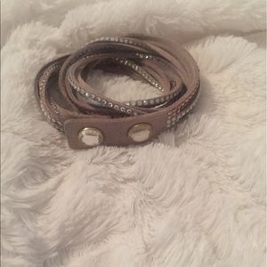 Leather wrap bracelet