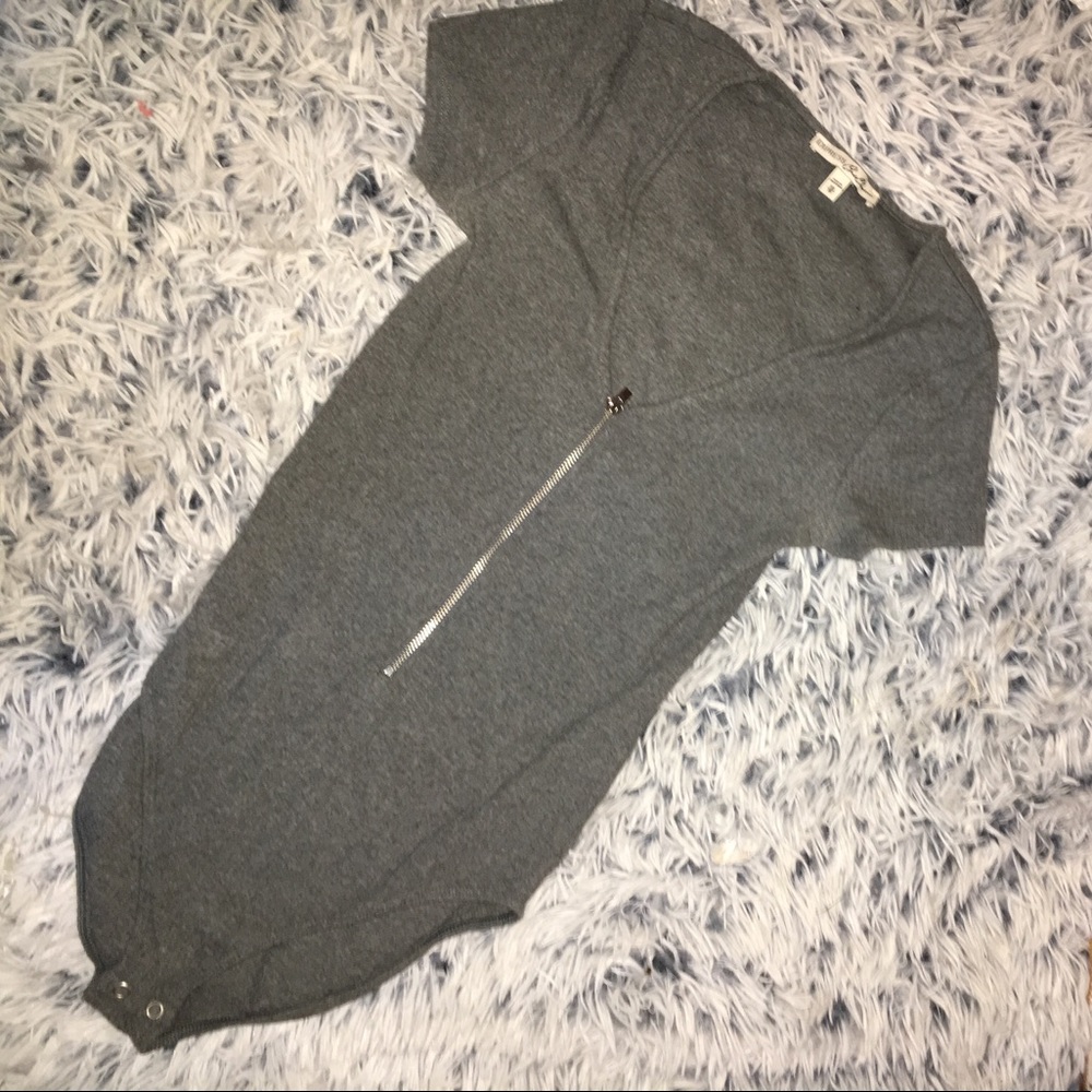 Express one eleven ribbed bodysuit