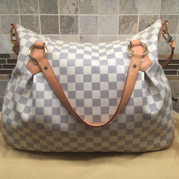 Authentic Louis Vuitton Evora MM in Damier Azur - Picture 4 of 8