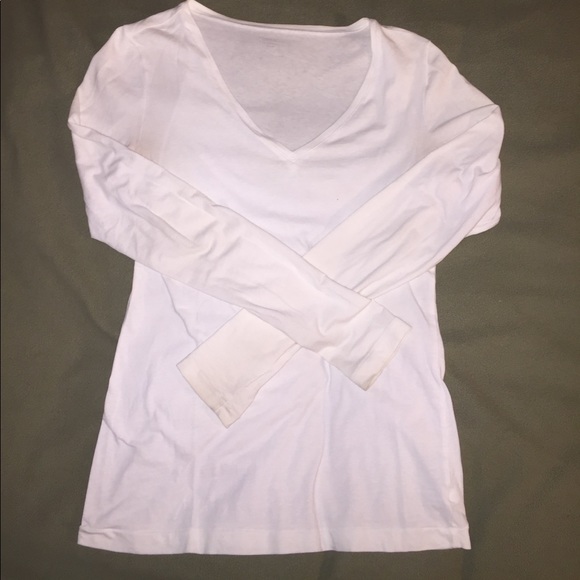 White GapBody Pure Body Long Sleeved Top - Picture 2 of 4