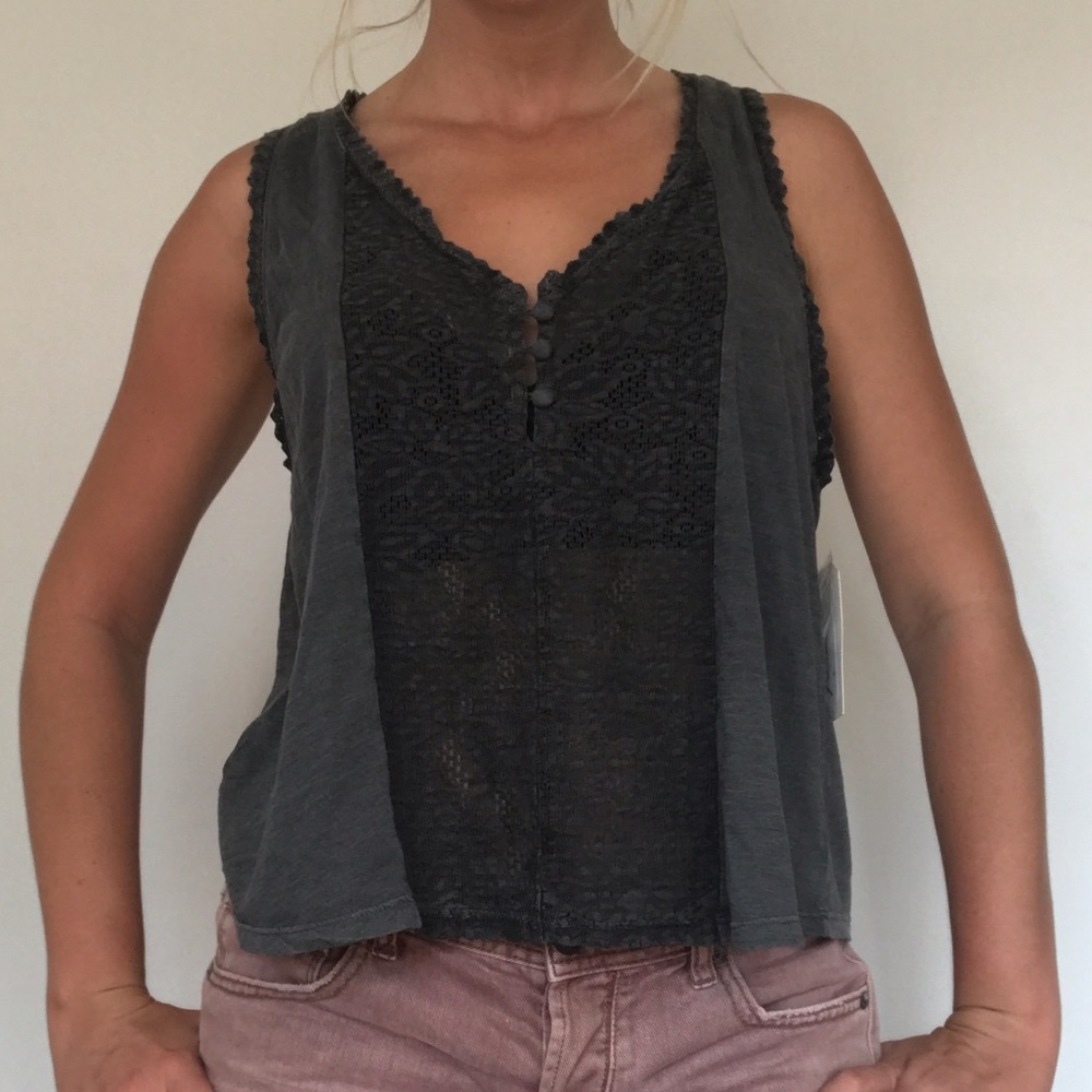 NWT Billabong grey tank