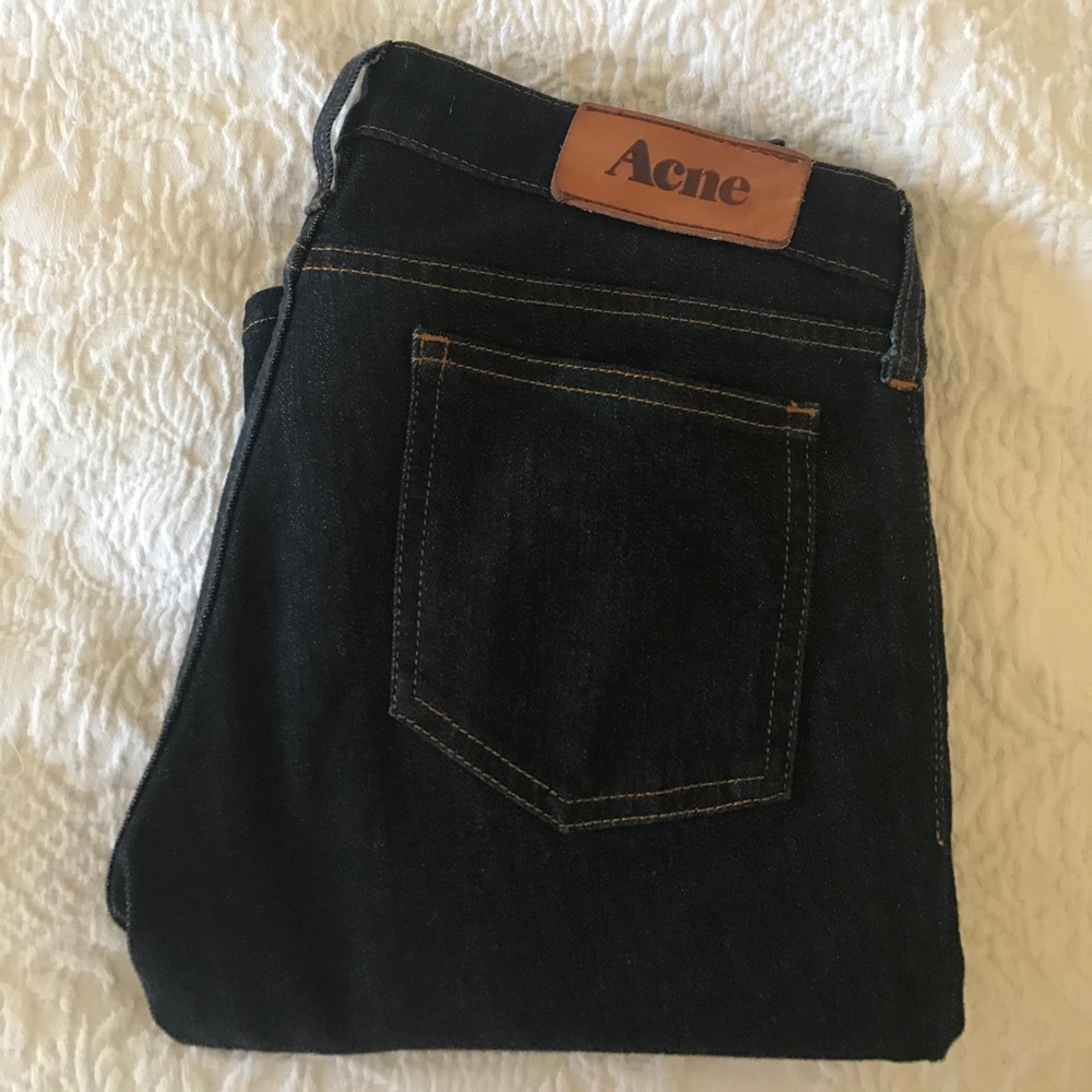 Acne skinny jeans! Kex soft raw denim