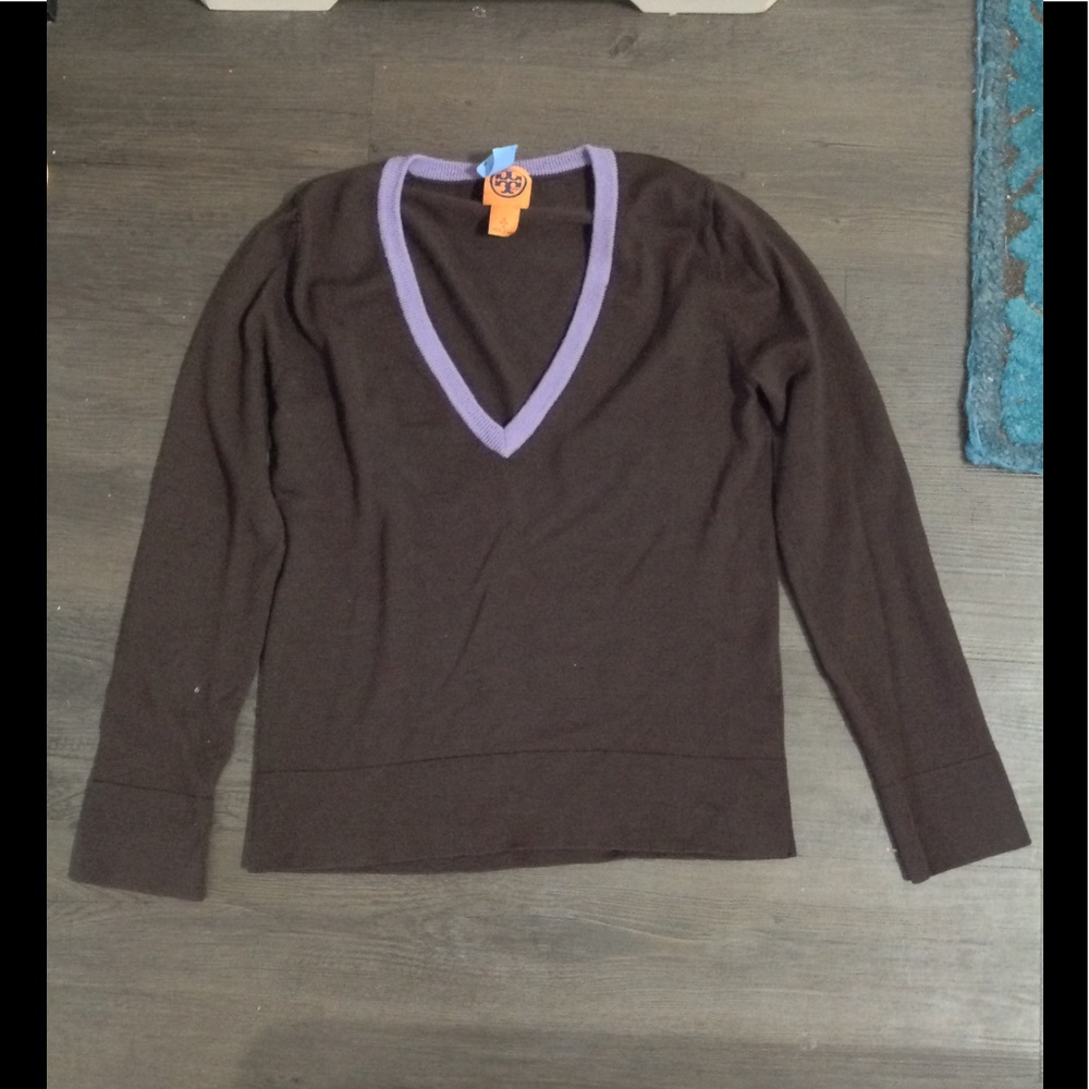 Authentic Tory Burch v-neck sweater