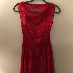 The Limited Sophie Theallet red lace dress