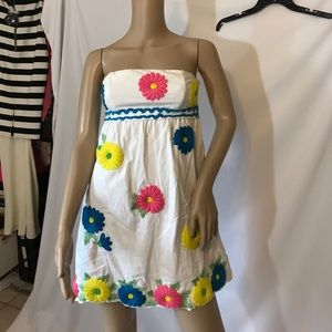 Tibi Embroidered casual dress