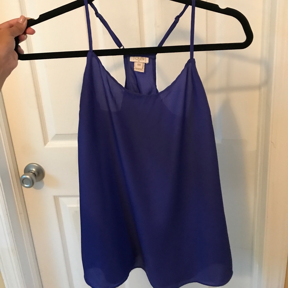 JCrew Top with Adjustable Straps