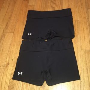 under armor black spandex