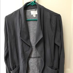 Stylish and comfortable opened knit blazer