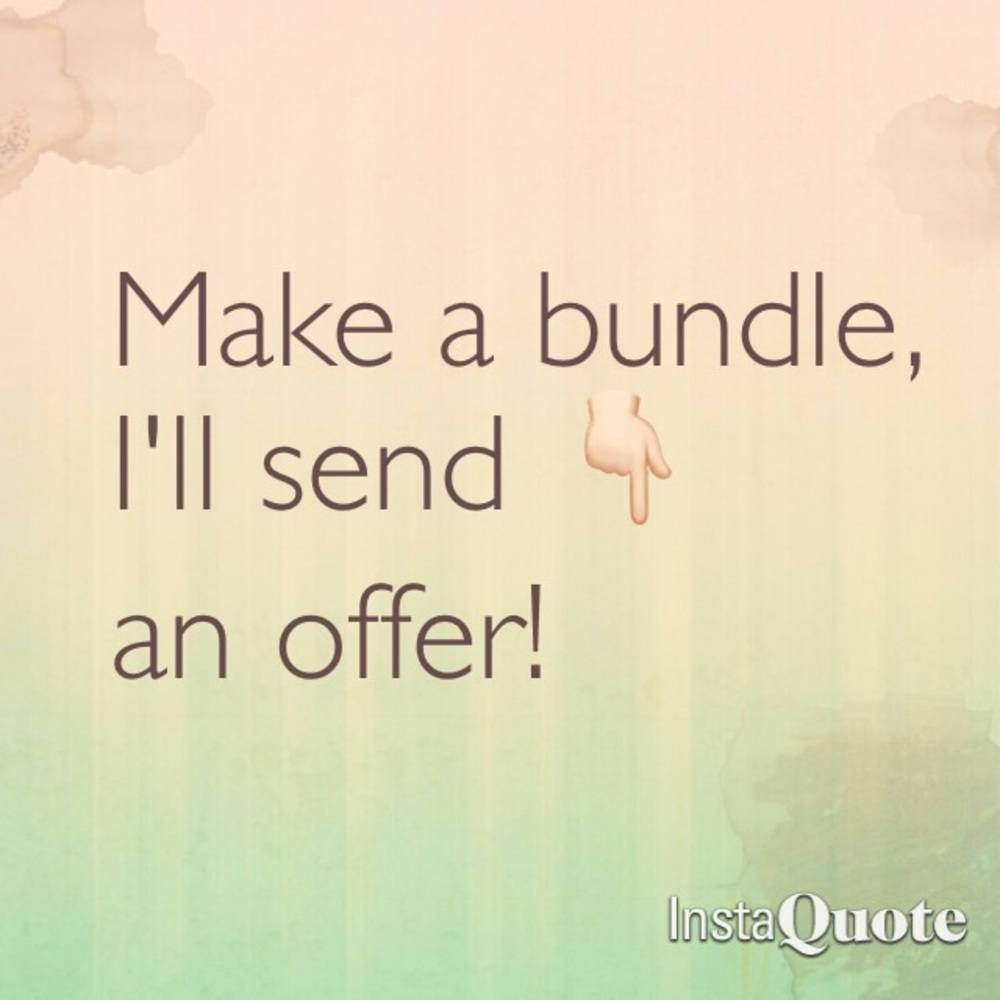 Make a bundle from closet!