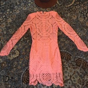 😍Sexy Crochet Lace Dress The Vintage Shop Small