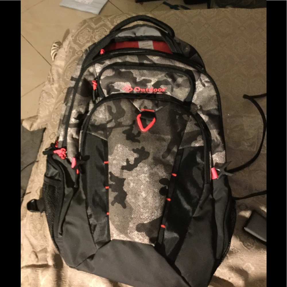 Outdoor Products Camo Backpack Multiple pockets