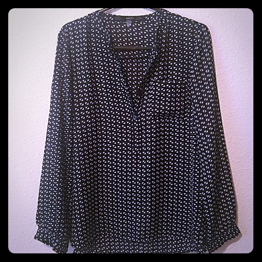Navy blue, blouse from Stitch Fix
