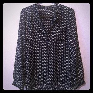 Navy blue, blouse from Stitch Fix